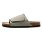 Cork Slippers Male Leather Version Platform Slippers Retro Slip-on Lazy Shoes